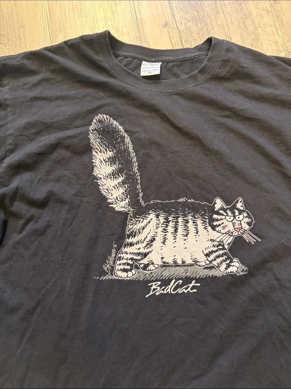 Vintage K Kliban Crazy Shirts Bad Cat T